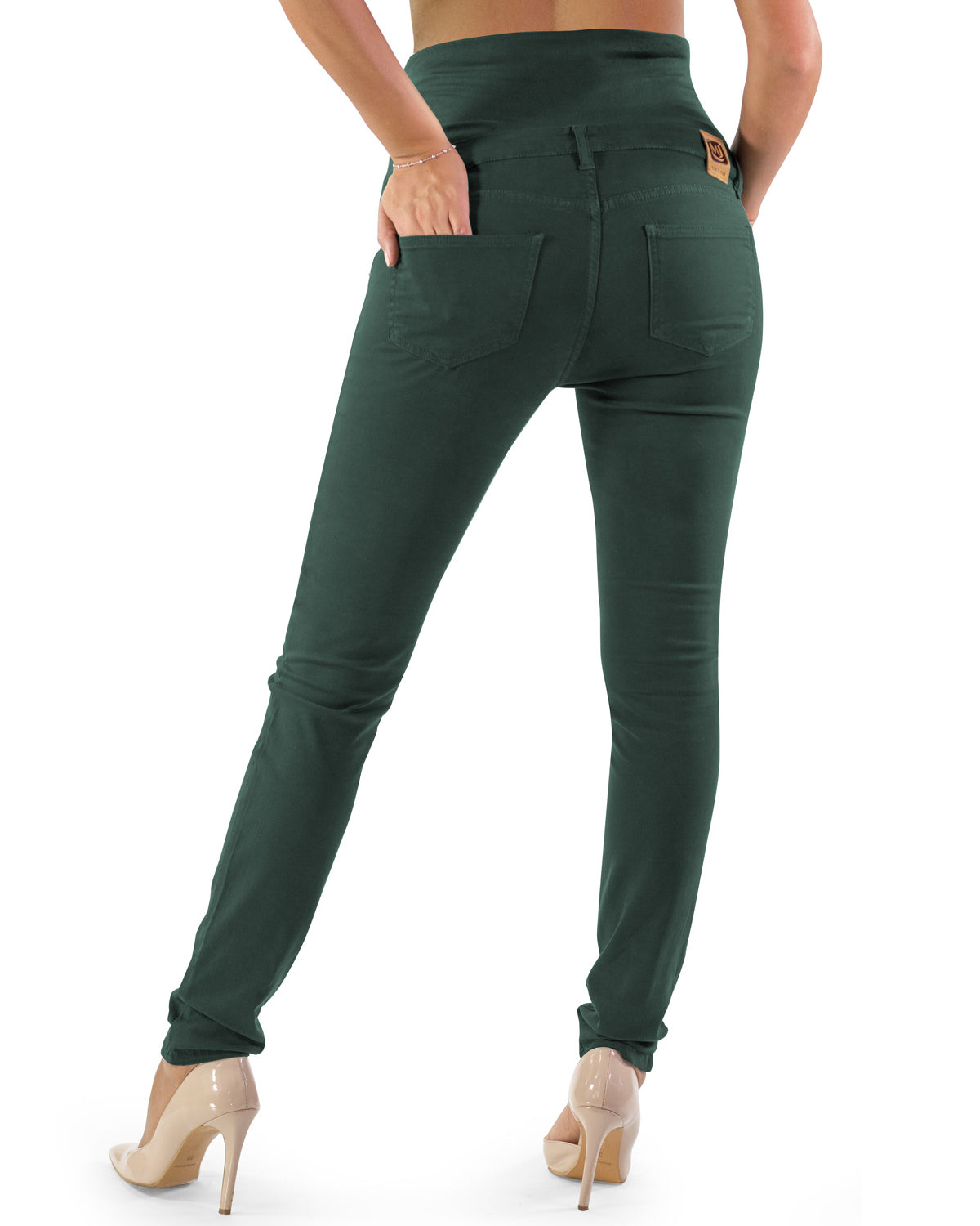 Pantalone Premaman Slim Fit - Verde