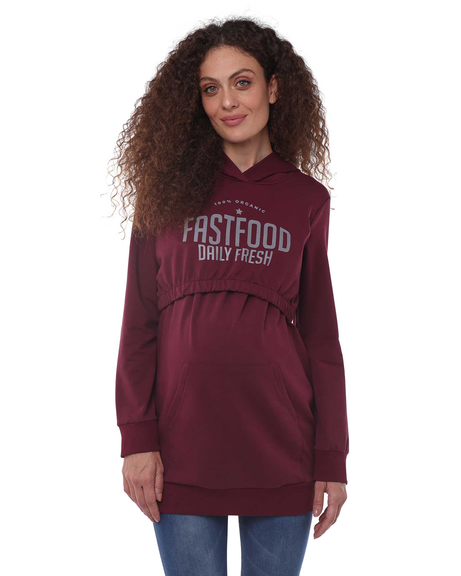 Foodstuff Vestirsi Alla Moda In Gravidanza Felpa Gravidanza Ed