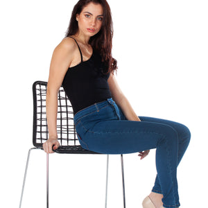 Jeggings in Denim Super Stretch Vita Alta (Medio)