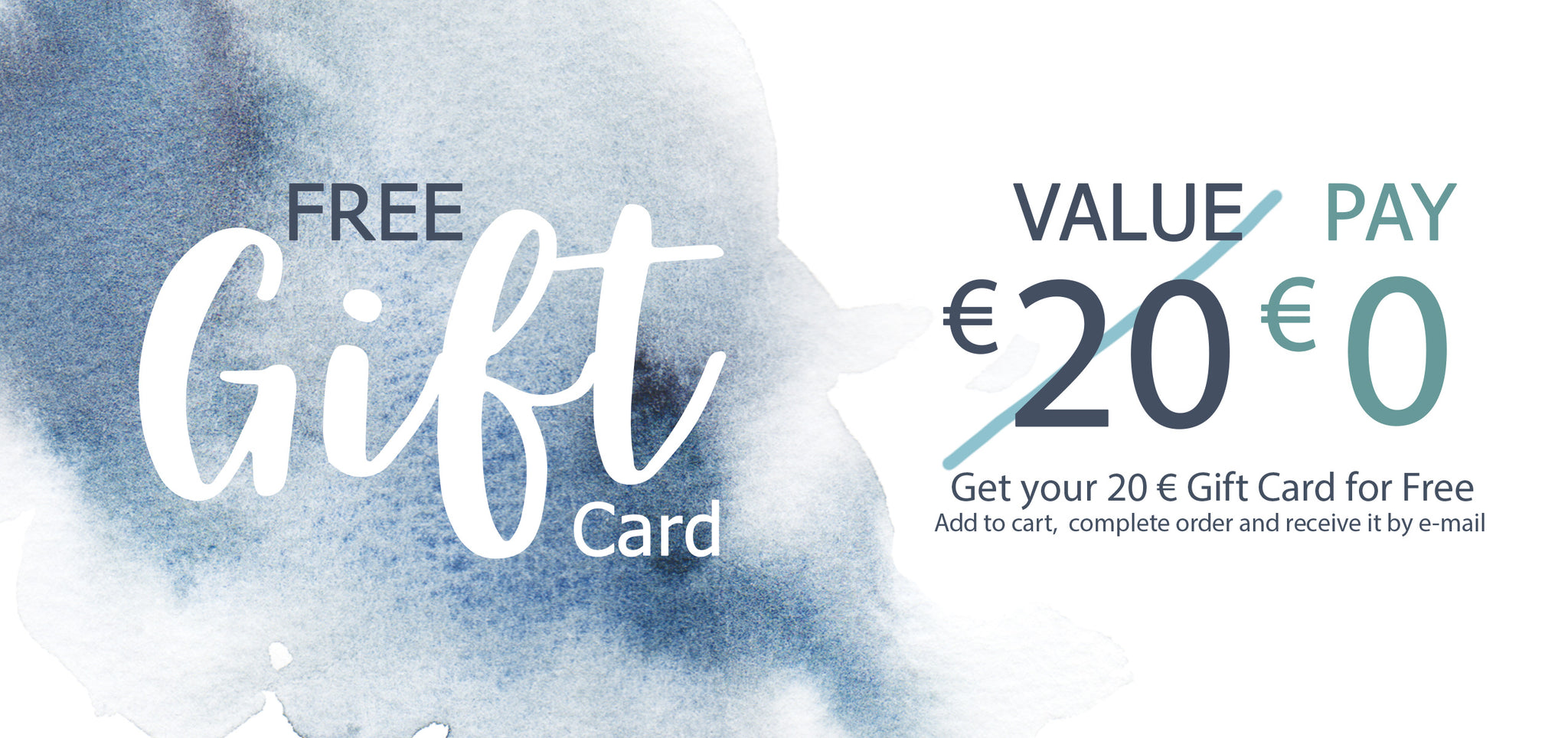 Free Gift Card - 20 Euro Value