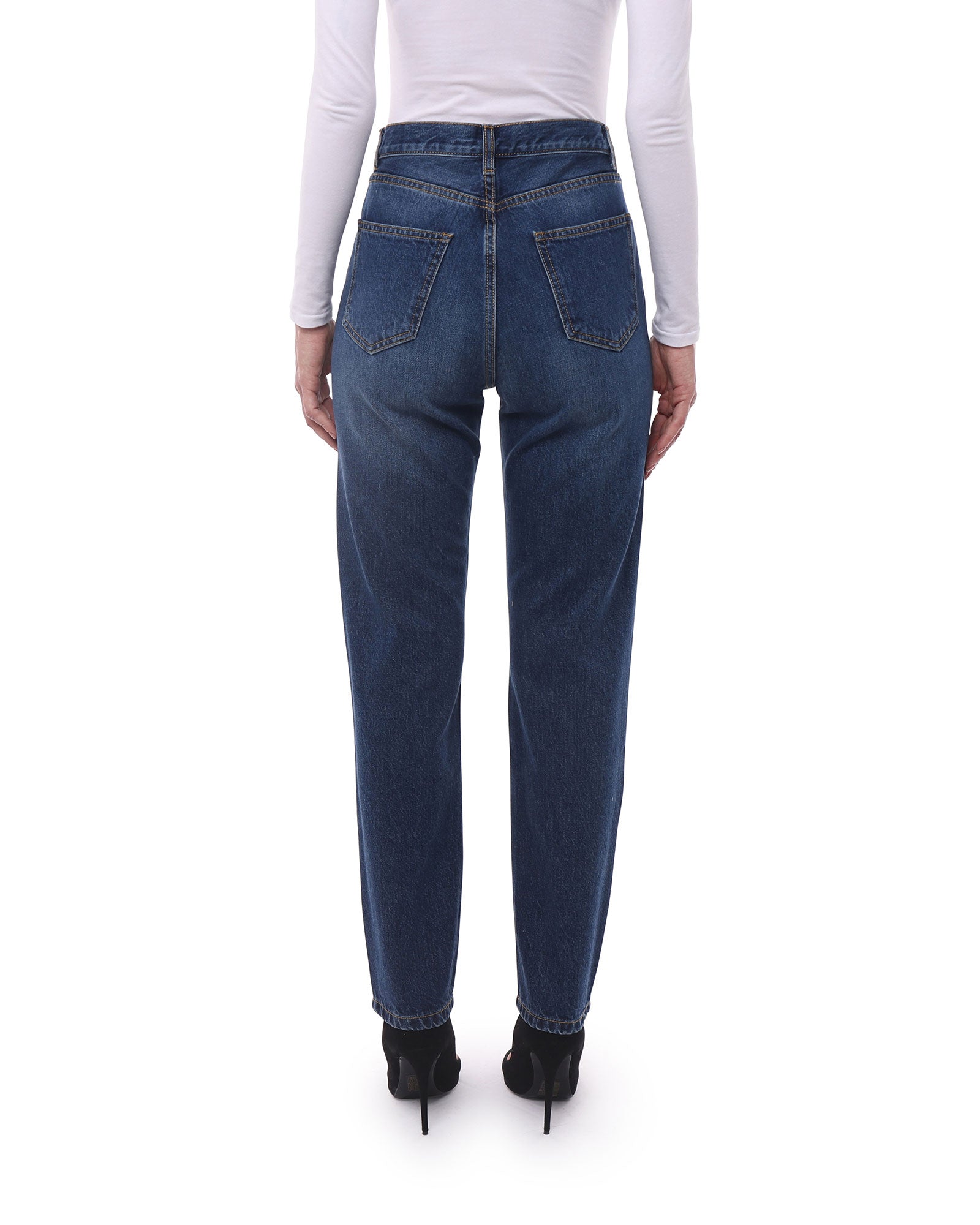 Jeans Donna in Cotone Organico (Taper - Scuro)